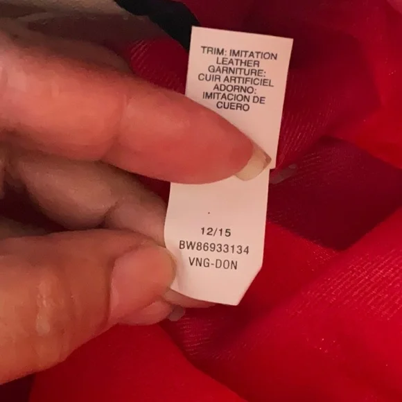 Tommy Hilfiger Blue/Red/Cream Canvas Tote, NWT - Picture 14 of 16